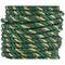 JAM Paper 3/8&#x22; x 15yd. Green with Gold Decorative Rope Ribbon